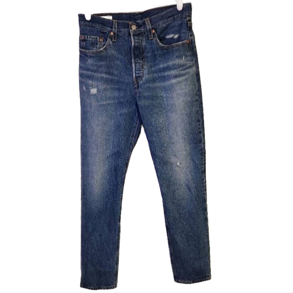 Levi's Premium Denim 501 Jeans - Size 27x30 - Straight Leg - Button Fly